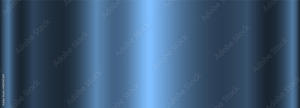 Poster blue metallic gradient with highlights and iridescences. a pattern with a shiny metallic gradient. t