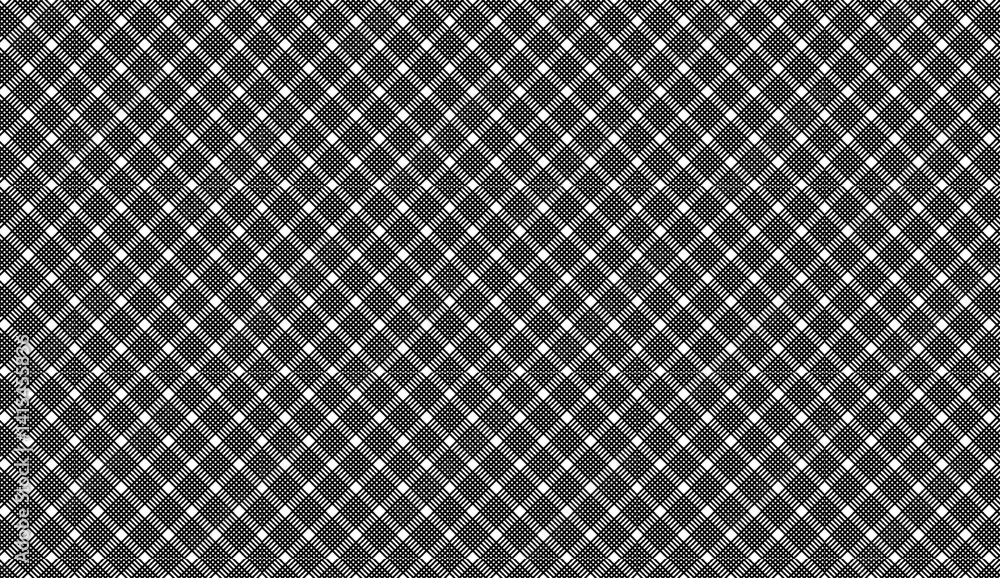 Poster geometric pattern forming diagonal checkered grid, repeating seamlessly across surface with clean, a