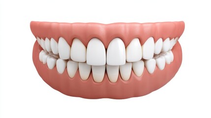 Fototapeta premium Exploring dental anatomy child's mouth educational illustration clinical setting close-up view realistic cross-section