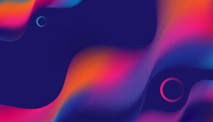 Colorful Abstract Fluid Background Design