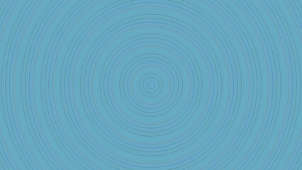 Circular concentric pattern on a light teal background