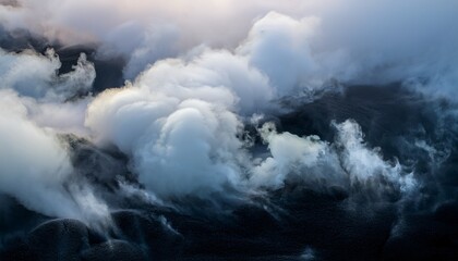 Fototapeta premium storm clouds over the sea