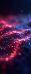Captivating Glowing Waves of Abstract Light Energy