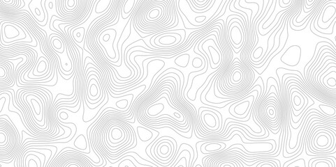 Complex topographic contour lines abstract geographic map. Intricate line patterns on background.
