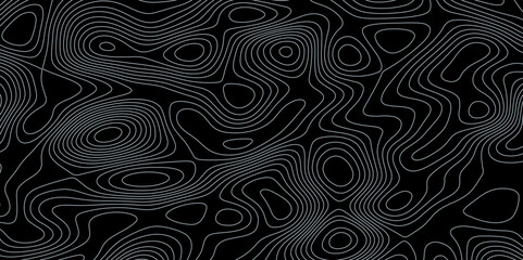Complex topographic contour lines abstract geographic map. Intricate line patterns on background.
