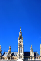 Vienna City Hall, historical landmark in Vienna, Austria.