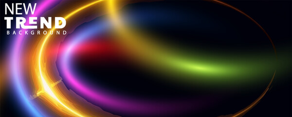 neon abstract background, Abstract blurred gradient fluid vector background design wallpaper template with dynamic color, waves, and blend. Futuristic modern backdrop design for business, presentation