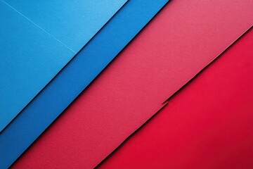 Colorful striped red and blue paper texture design for a vibrant backdrop