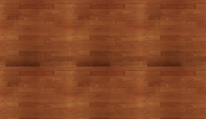 Glossy reddish wooden parquet pattern providing elegant interior background with warm, inviting surface texture for design projects