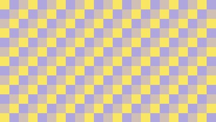Repeating pattern of pastel yellow and light purple squares