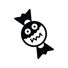Silhouette Candy Design Halloween Icon
