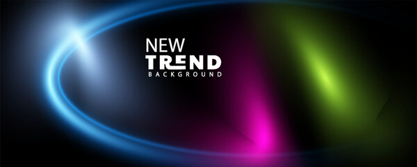 neon abstract background, Abstract blurred gradient fluid vector background design wallpaper template with dynamic color, waves, and blend. Futuristic modern backdrop design for business, presentation