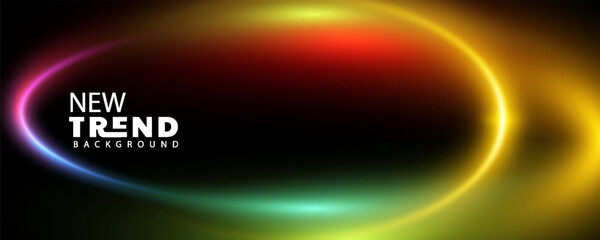 neon abstract background, Abstract blurred gradient fluid vector background design wallpaper template with dynamic color, waves, and blend. Futuristic modern backdrop design for business, presentation