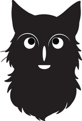 Vector  illustration of a cartoon cat