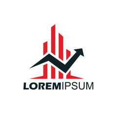 accounting logo design and company vector template 