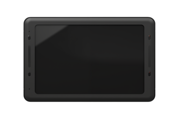 tablet pc isolated on white background The Back of a Laptop Computer on a White Background. On a White or Clear Surface PNG Transparent Background.