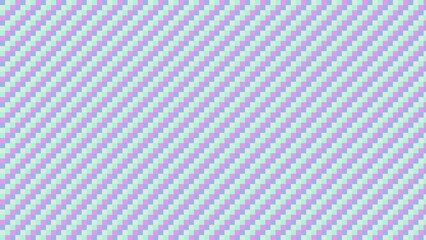 Abstract pastel colored pixelated pattern with diagonal lines