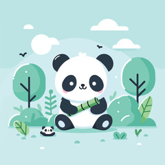 cute pan vector image