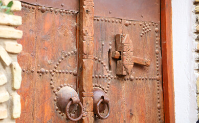 Detalle de la puerta, Medina de Nefta, Túnez