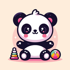 cute pan vector image