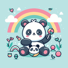 cute pan vector image