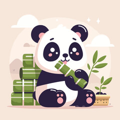 cute pan vector image