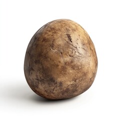 Fototapeta premium Potato vegetable isolated 3D render on white background 