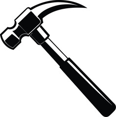 Geologist hammer silhouette, outline silhouette Geologist's hammer icon 
