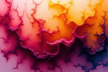 Obraz premium Mesmerizing Ink in Water: Abstract Photography of Swirling Colors and Movement