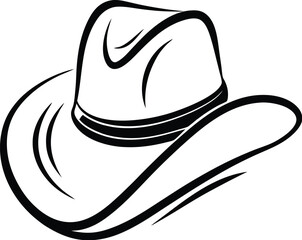 Cowgirl and cowboy boots silhouette, cowgirl hat silhouette, Cowgirl outfit silhouette 