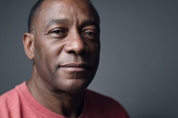 Obraz premium capture essence of father day with minimalistic portrait against blurred background