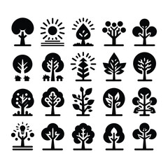 tree silhouette pack