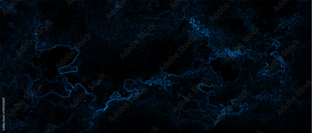 Aufkleber Abstract dark atmospheric texture with swirling cloudy patterns. Electric-blue lightning moody, mysterious stormy skies, deep space, or dark energy fields. Ideal for sci-fi visuals,fantasy environment