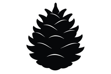 a-pinecone-silhuette---vector-art-illustriton-whit.eps