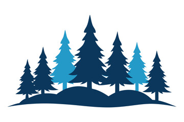 snowy-pines--silhuette---vector-art-illustriton-wh.eps