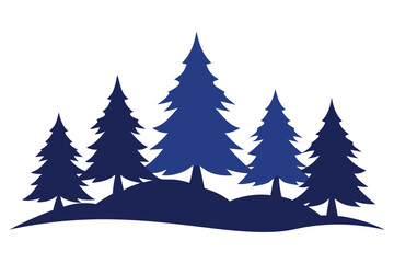 snowy-pines-silhuette---vector-art-illustriton-whi.eps
