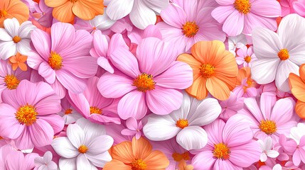 Floral Background Display