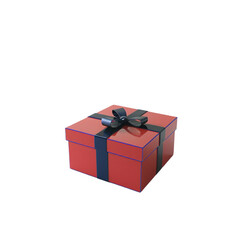 Obraz premium 3D Gift Box Icon – Realistic Present Symbol Isolated on Transparent Background