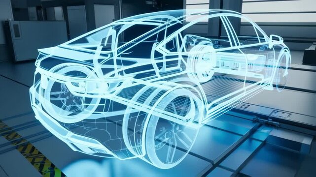 Futuristic transparent vehicle design showcasing innovative engineering and advanced technology