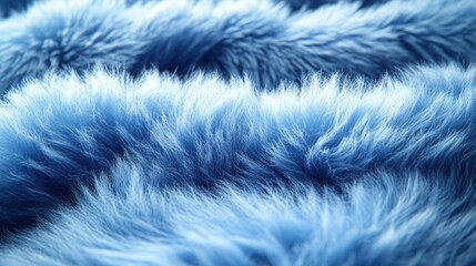 Obraz premium Soft, light blue faux fur texture