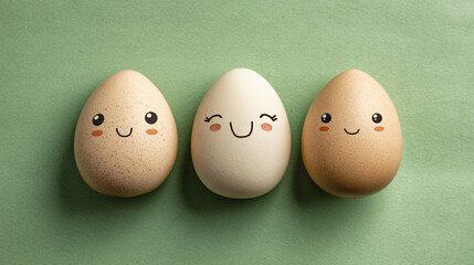 Kawaii Style Decorated Eggs - Japanese Anime Inspiration