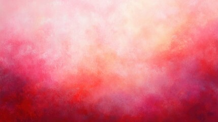 Soft, blended shades of pink and red create a dreamy abstract backdrop.