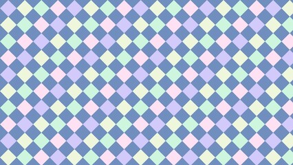 Fototapeta premium Delicate pastel diamond pattern (55)