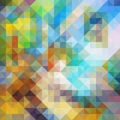 Obraz premium Colorful polygonal abstract background. Low poly effect. Polygon backdrop.