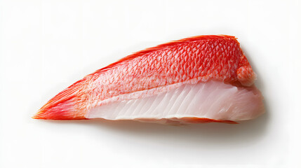 Fresh Red Snapper Fillet Skin On Ultra Detailed Capture for Culinary and Food Photography
