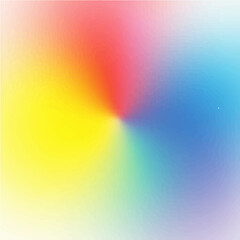 Vibrant gradient background blending colors from warm hues to cool tones