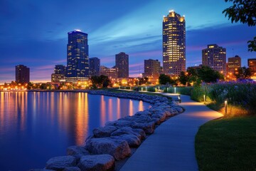 Milwaukee, Wisconsin Cityscape: A Vibrant Skyline of the American Heartland