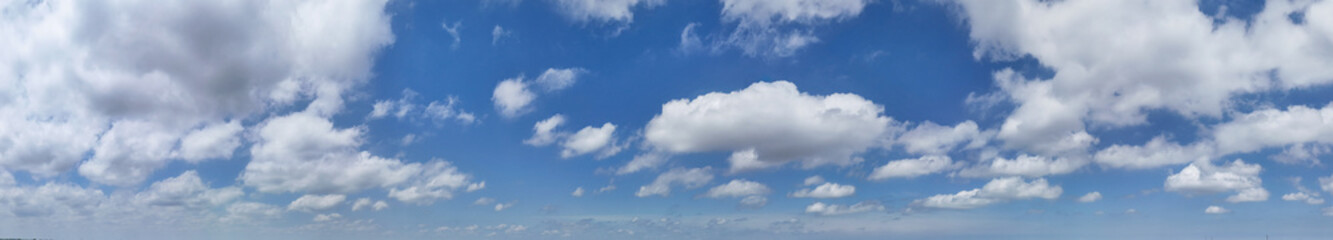 blue sky with white clouds