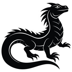 Basilisk Reptile Drawing