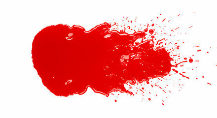 Vibrant Red Paint Splash Texture HighResolution Background Image